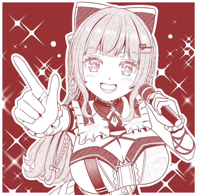 らくがき
今日もかわいい
13万人おめでとうございます🎉🎉🎉
 #ちぇり絵 