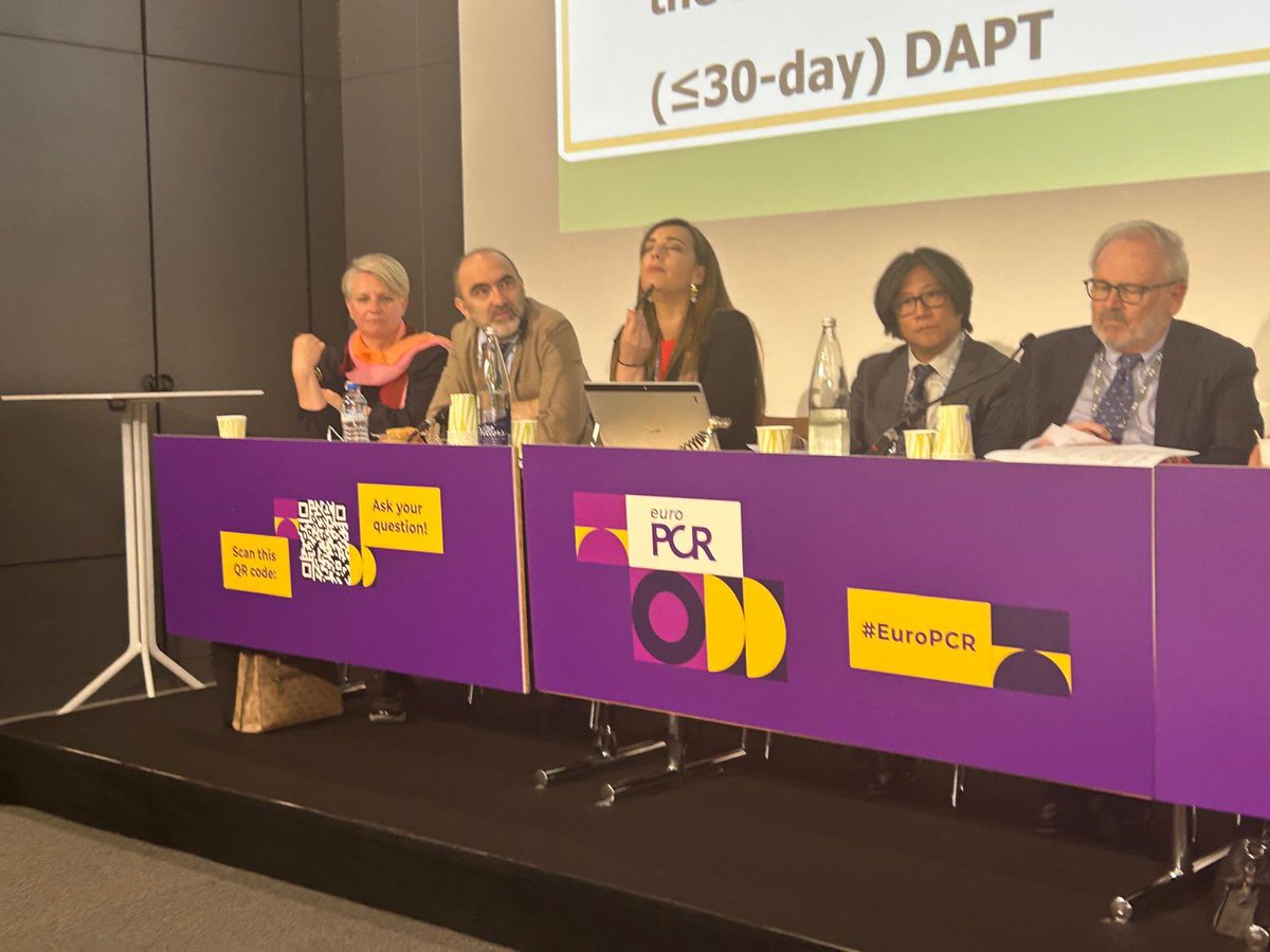 IberiaSmt's tweet photo. Excelente sesión contando con reputados cardiólogos intervencionistas de España en el panel, como @belcid7 y @RaulmorenoMD sobre los excelentes resultados de #SUPRAFLEXCRUZ en pacientes en diferentes escenarios clínicos complejos, como HBR pooled análisis (#FIRETRIAL, #CRUZHBR, #COMPARE6080), Octogenarios, diabéticos, etc, y el soporte cada vez más claro de este stent para un régimen acortado de DAPT