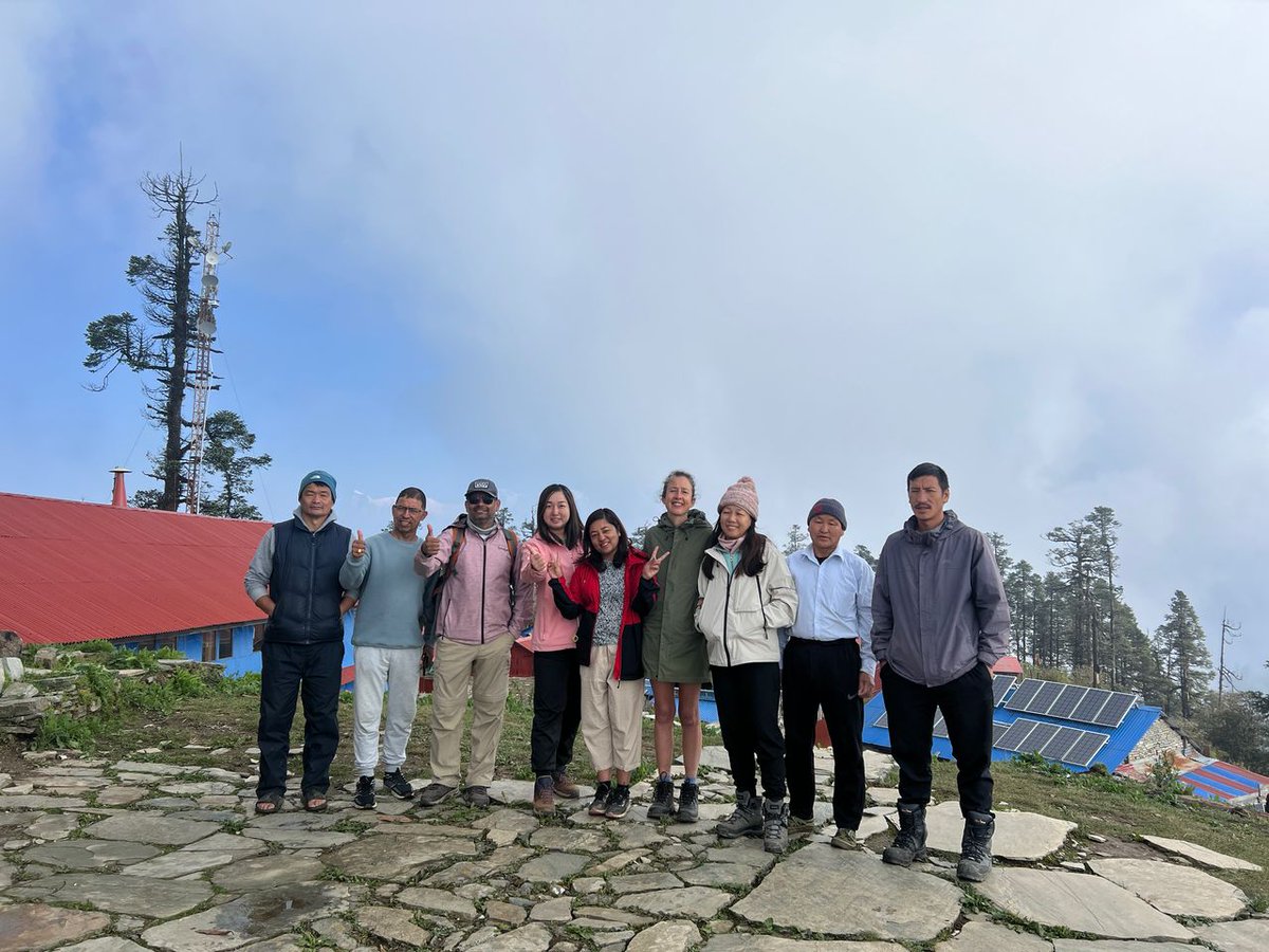 DhakalSaurav's tweet photo. @tweetsudhan @Storycycle @Greengrowth01 Just back from an epic low-carbon trek to Mohare Danda with friends! 🌿⛰️
Part of the Annapurna-Dhaulagiri Community Trek — full of fun, views & purpose.
Next
Ride: Fort Stage (Dec 2025)
Trek: March 2026 — join us!
#SustainableTravel #NepalTrek #MohareDanda #LowCarbonTourism https://t.co/yhMw7sWgwk