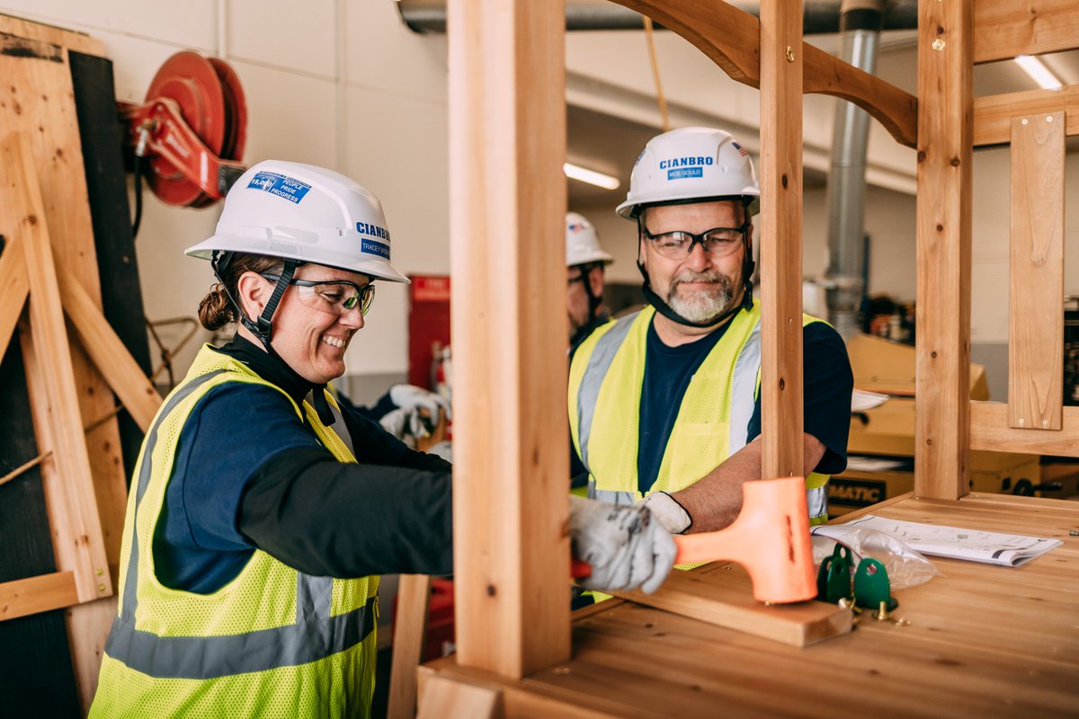 Cianbro has partnered with the <a href="/rocsolidfnd/">Roc Solid Foundation</a>, a childhood cancer foundation that builds hope for families by providing them with backyard play structures. Last week, our team completed a playground build for a deserving family here in Maine.