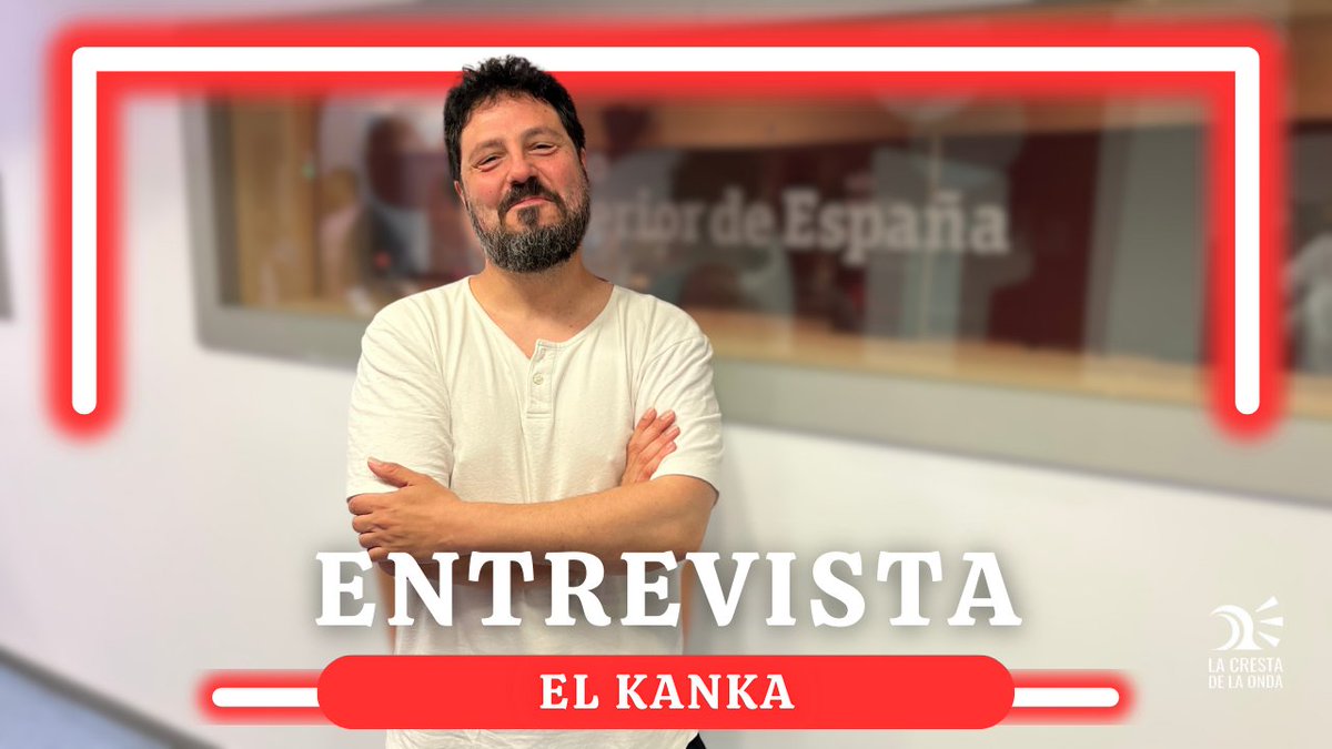 crestadelaonda's tweet photo. 🎙️ Hoy ha estado con nosotros @El_Kanka ✨🎸

Se ha pasado por @ree_rne para hablar sobre su último éxito 'Las canciones' 📻

➡️ Entrevista completa en: https://t.co/x3djZMvuv0 https://t.co/22idEGEWbE