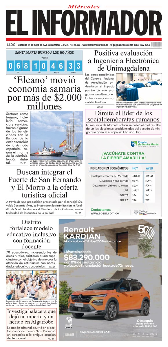 El Informador Santa Marta tweet media