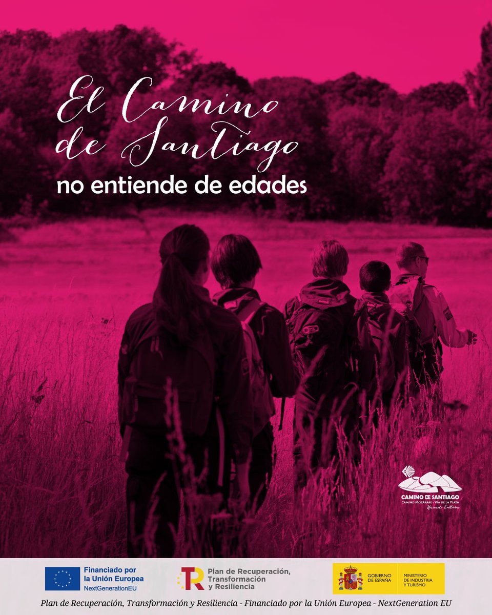 semtayr's tweet photo. ▶ El #CaminodeSantiago no entiende de edades, pero aún así, es un factor a tener en cuenta. No existe una edad mínima o máxima, sin embargo los expertos recomiendan a partir de los 3-8 años ⚠ Ten en cuenta que el carrito se adapte al camino, los niños se cansarán rápido. https://t.co/nj6uvMDeT1