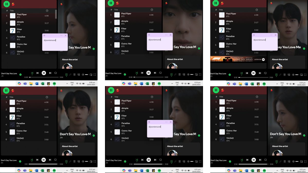 joonieround's tweet photo. @trixstark76 entries 108-119
#진 #Jin #Jin_Echo #Dont_Say_You_Love_Me https://t.co/xkGajIYaP5
