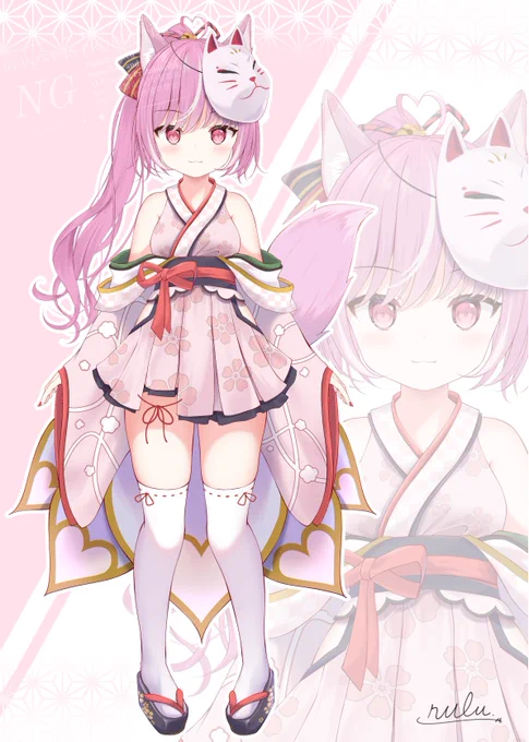 遅くなりましたが、Vtuber輝常うどんちゃんの新しいポニーテールの髪型お仕立てさせて頂いてました! また動いてるところ見に行ってみて貰えると嬉しいです〜!