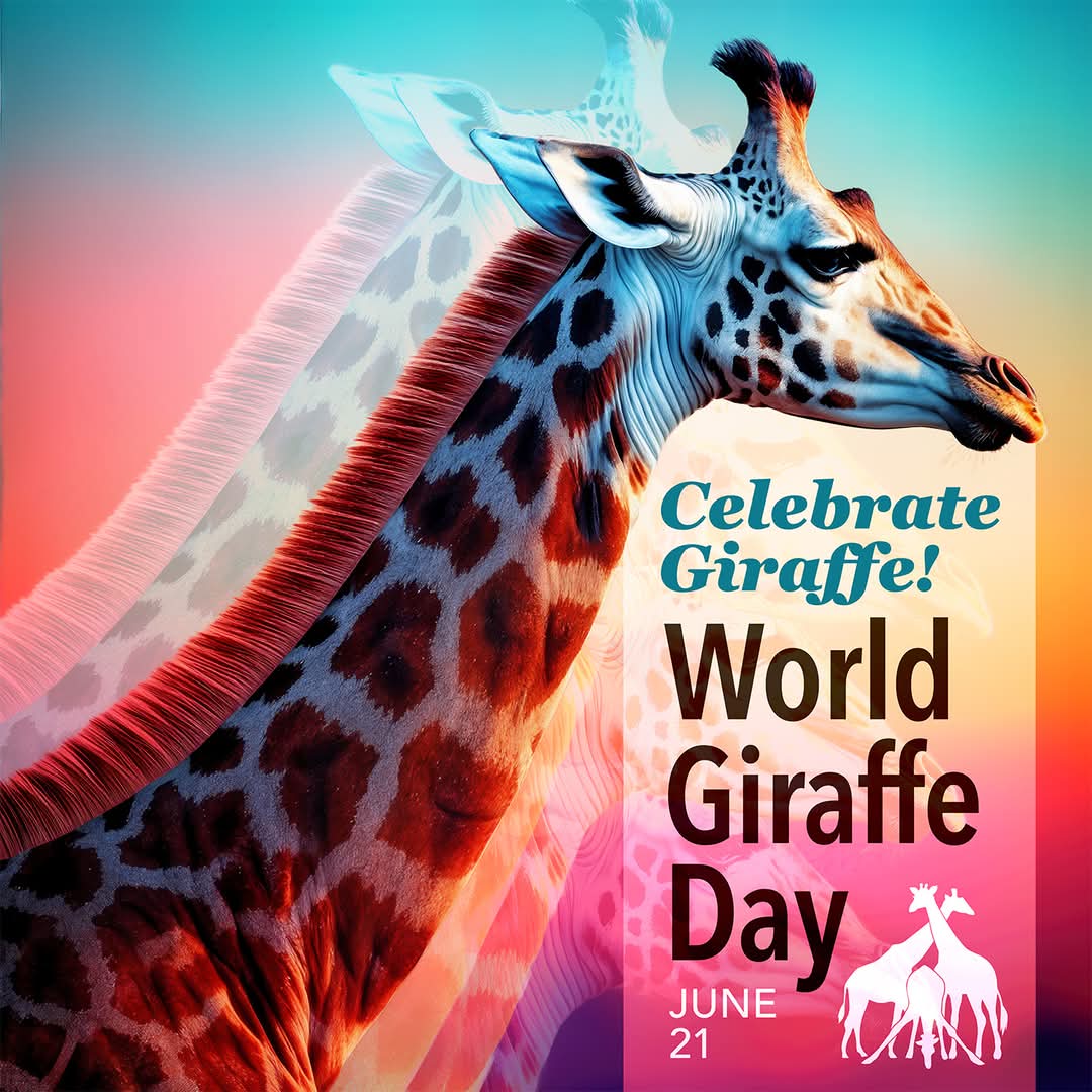 21 Juin sera la journée  mondiale de la protection des #girafes pensons  aux girafes du parc de waza