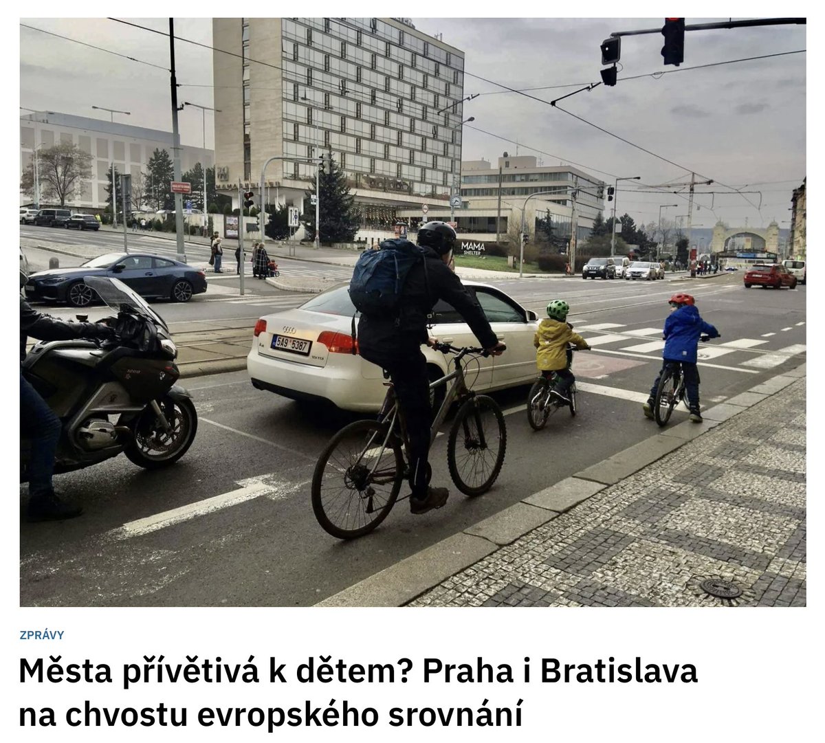 🇪🇺 Žebříček srovnal 36 evropských měst a jejich přívětivost pro samostatný pohyb dětí.
📊 Praha v Bratislava skončily na 25. a 27. místě, dolů je sráží nedostatek chráněné cyklo-infrastruktury i školních ulic, odchází se známkou „D" ❌
🔗 mestemnakole.cz/2025/05/mesta-…