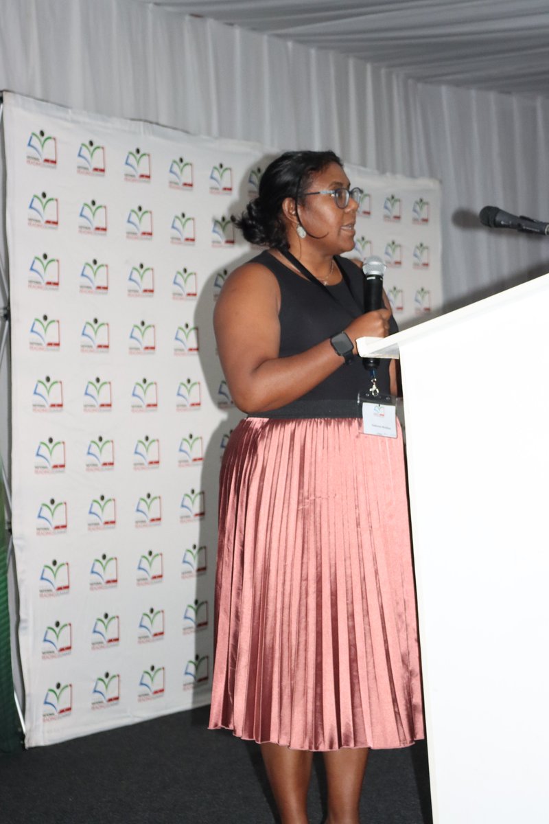 National Library of South Africa (@nlsa1) on Twitter photo Chairperson of LITASA (Literacy Association of South Africa), Ms. Nadeema Musthan rendering a message of support as part of the National Reading Summit 2025 programme.
<a href="/SportArtsCultur/">Department of Sport, Arts and Culture</a>
#nationalreadingsummit
#NRS2025
#readingnation Chairperson of LITASA (Literacy Association of South Africa), Ms. Nadeema Musthan rendering a message of support as part of the National Reading Summit 2025 programme.
<a href="/SportArtsCultur/">Department of Sport, Arts and Culture</a>
#nationalreadingsummit
#NRS2025
#readingnation