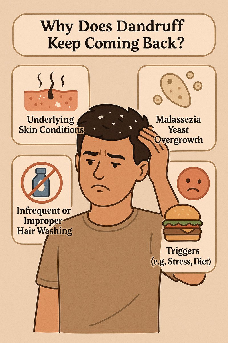Fermenza_Men's tweet photo. Why Dandruff Keep Coming Back
#fermenza #hair #haircare https://t.co/uGMey35U3Y