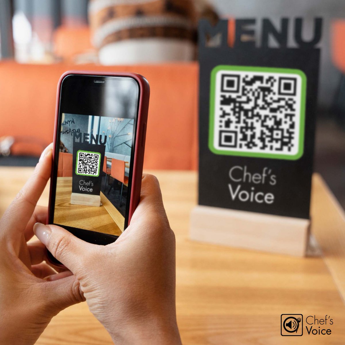 ChefsVoice's tweet photo. 📲 ¿Tienes el QR de tu menú… pero no sabes dónde ponerlo?

No basta con tenerlo: ¡hay que colocarlo bien!
Te damos ideas prácticas y efectivas de colocar tu QR para que no pase desapercibido y te ayude a atraer más clientes.

👀 Inspírate y haz que tu menú trabaje por ti. https://t.co/x0OTPsKd4w