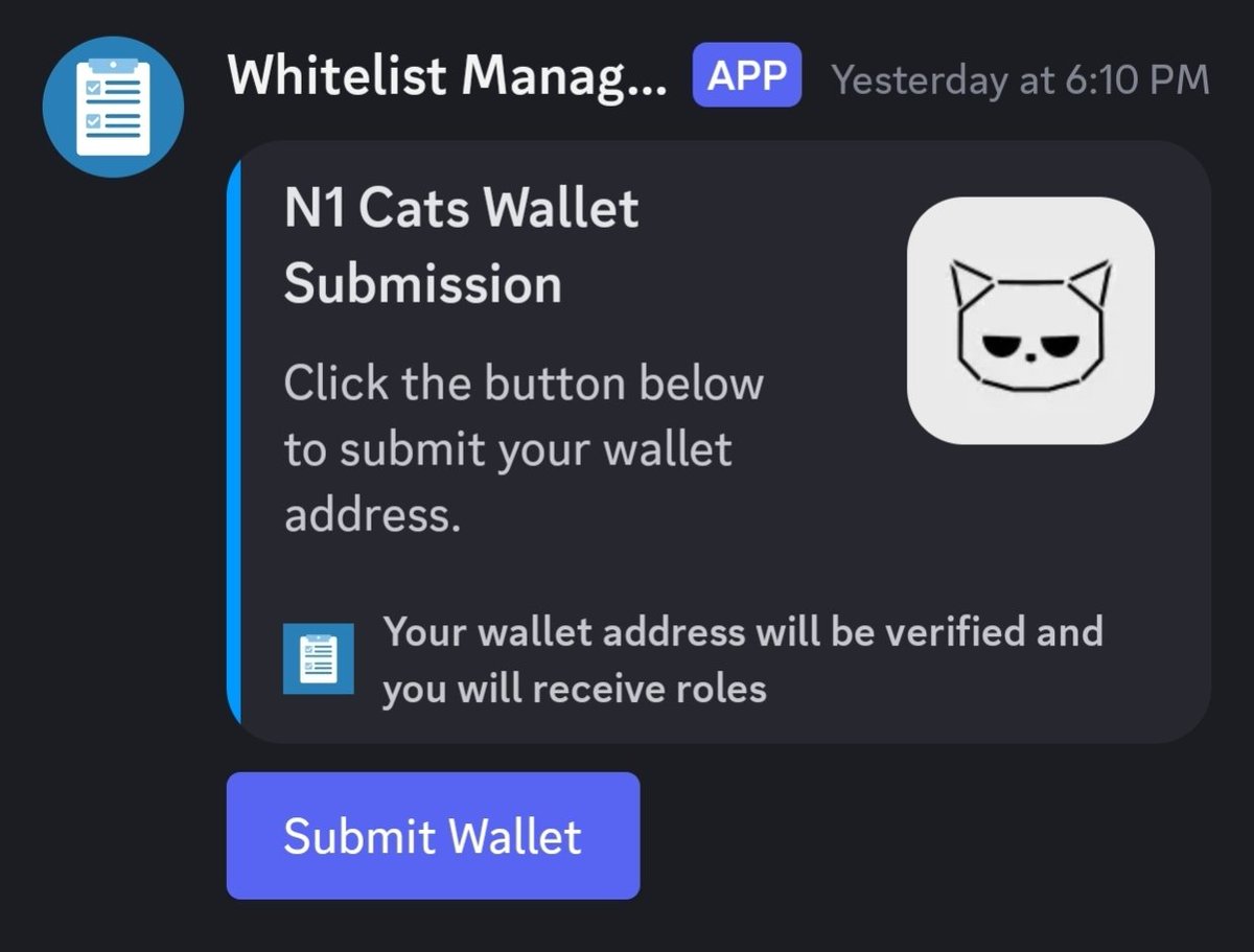 EarnByAbhi's tweet photo. 💎✨ Another One With Wl Opportunity: @N1CatsNFT 

Submit EVM Address: https://t.co/sCIlbxPZU4

Don't miss any as @0xNarb said "I want to make NFT's great again" 👀

📢 Top Collection @nomN1NFT 

Ps - Sometimes Discord Servers are hacked, so never connect your wallet on discord servers.