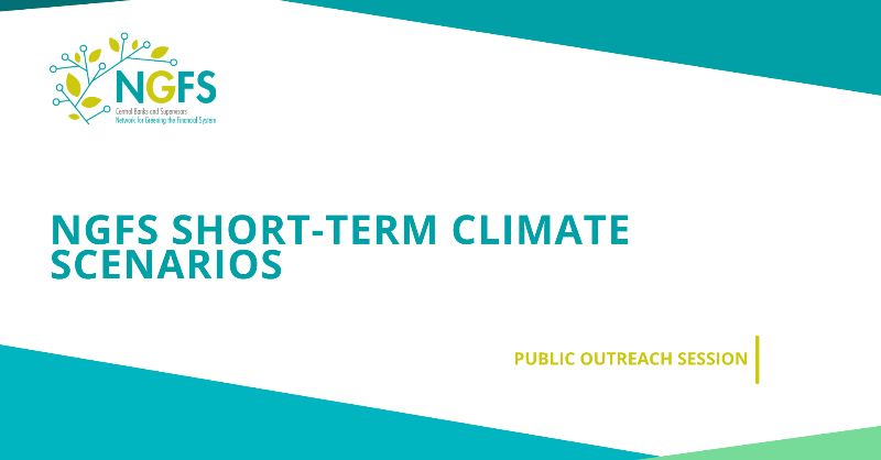 NGFS_'s tweet photo. 📺 On 12th May, the NGFS presented its first short-term climate macro-financial scenarios capturing near-term shocks to the economy and the financial sector on a time horizon of three to five years.

Find the replay of the session and the presented slides at the link below ⤵️