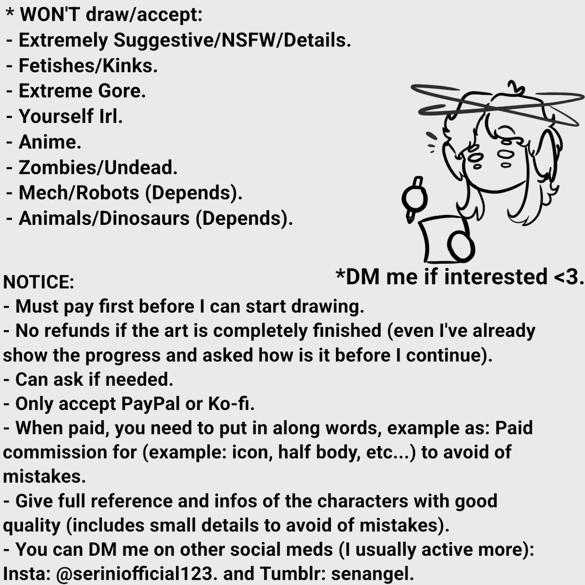 Serini Blob || COMMISSION OPEN tweet media