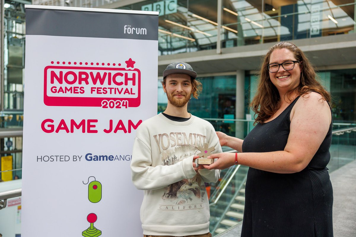 Game Anglia (@gameanglia) on Twitter photo 5⃣ days left to join the <a href="/NorwichGFest/">Norwich Games Festival</a> game jam!
The theme of this year's challenge is: ✨ JOURNEY HOME ✨
Get involved and sign up now 👉 itch.io/jam/norwich-ga…
#NGF25
Thank you to <a href="/TheForumNorwich/">The Forum Norwich</a> for hosting the festival! 🤩 5⃣ days left to join the <a href="/NorwichGFest/">Norwich Games Festival</a> game jam!
The theme of this year's challenge is: ✨ JOURNEY HOME ✨
Get involved and sign up now 👉 itch.io/jam/norwich-ga…
#NGF25
Thank you to <a href="/TheForumNorwich/">The Forum Norwich</a> for hosting the festival! 🤩