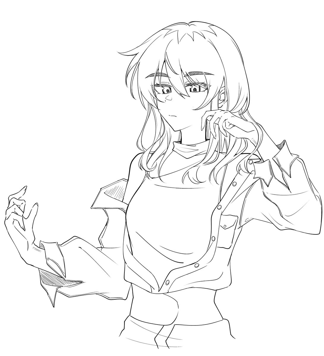 #ガルクラ 
牛仔。。