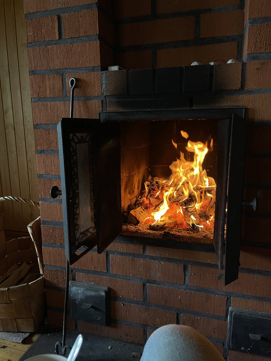 finnishjunger's tweet photo. The warmth of a fireplace in a cabin on the Finnish countryside takes you back hundreds of years to a time much simpler than ours. https://t.co/C3WZxrDJMd