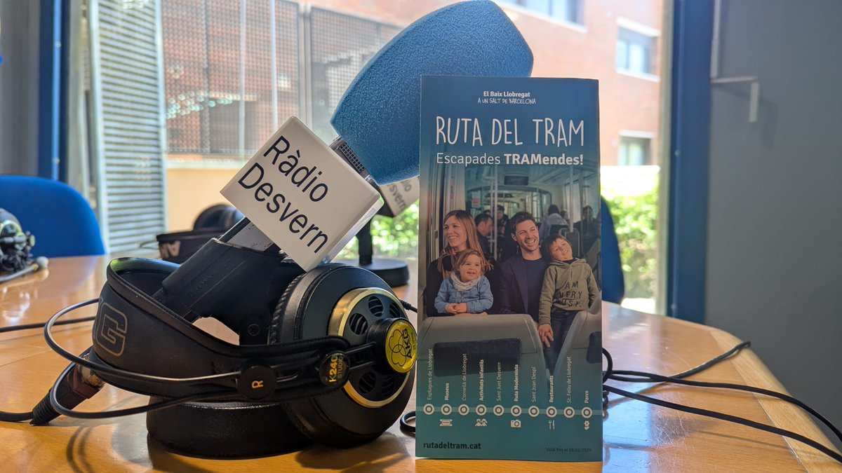 🎙️🚟#RutaDelTram és un conjunt de propostes turístiques que impulsa el consorci el <a href="/TurismeBaixLlob/">TurismeBaixLlobregat</a> per fer als municipis per on passa <a href="/TRAM_Barcelona/">TRAM Barcelona</a>.

👉N'hem parlat avui a la tertúlia dels dimecres amb l'Astrid del <a href="/CellerdeCanMata/">Celler de Can Mata</a>.

🎧PODCAST: 
radiodesvern.com/programs/la-ra…