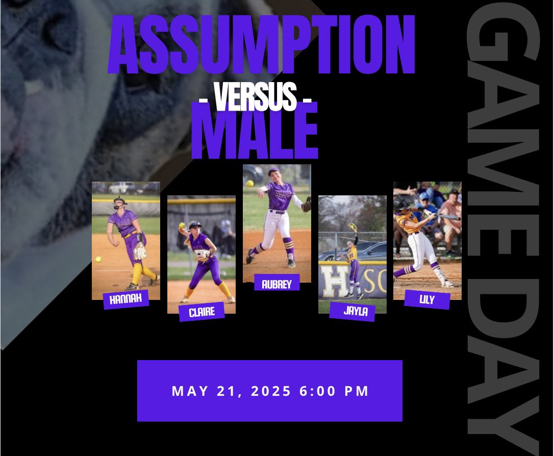 GAME DAY!!  Lady Bulldogs on the road vs Assumption.  GT 6:00pm. #unapologetic  #dawgssb