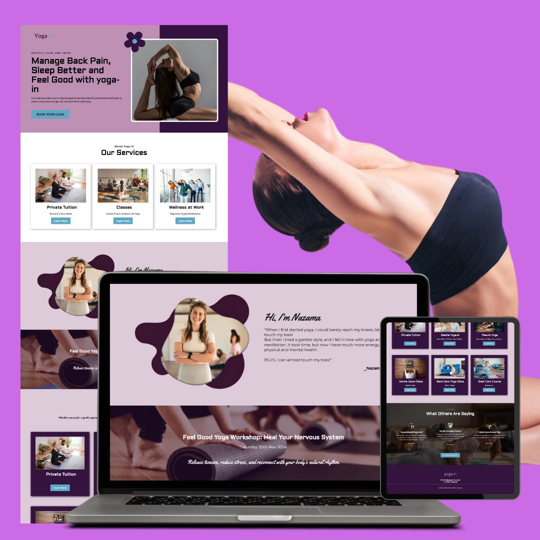TechByFay's tweet image. We just designed a serene, responsive yoga website that brings calm to every click. 🌿
#YogaWebsite #WebDesign #MindfulDesign #WordPress #WellnessBrand #YogaLife