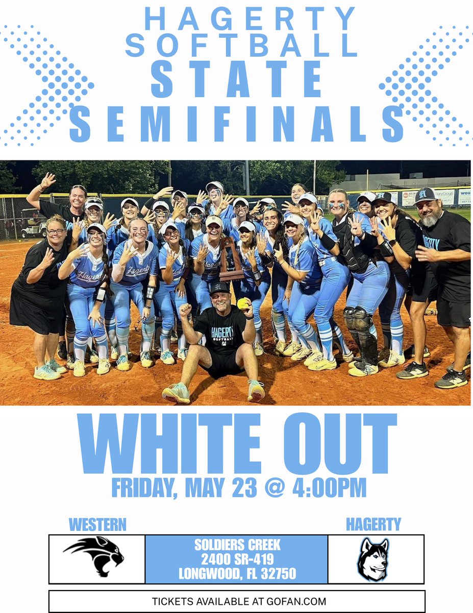 Hagerty Softball (@huskysoftball) on Twitter photo The countdown continues! Hagerty softball hits the field this Friday at 4:00 PM! Wear white and come support the team! 🩵🥎🐾
<a href="/HagertySports/">Jay Getty</a> <a href="/osvarsity/">Sentinel Varsity</a> The countdown continues! Hagerty softball hits the field this Friday at 4:00 PM! Wear white and come support the team! 🩵🥎🐾
<a href="/HagertySports/">Jay Getty</a> <a href="/osvarsity/">Sentinel Varsity</a>