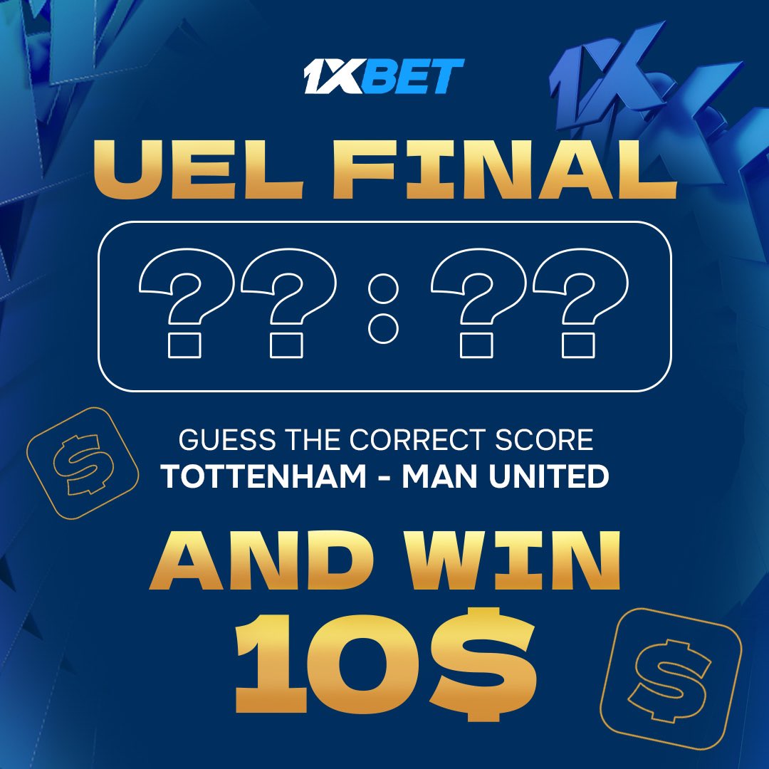 Europa League final is here! 🤩

Let’s have fun! Guess the correct score &amp; get a chance to win $10 promo 

20 winners will be announced on Friday!

777 ❤️ to double the number of winners

Bet on the match here ➡️ cropped.link/line