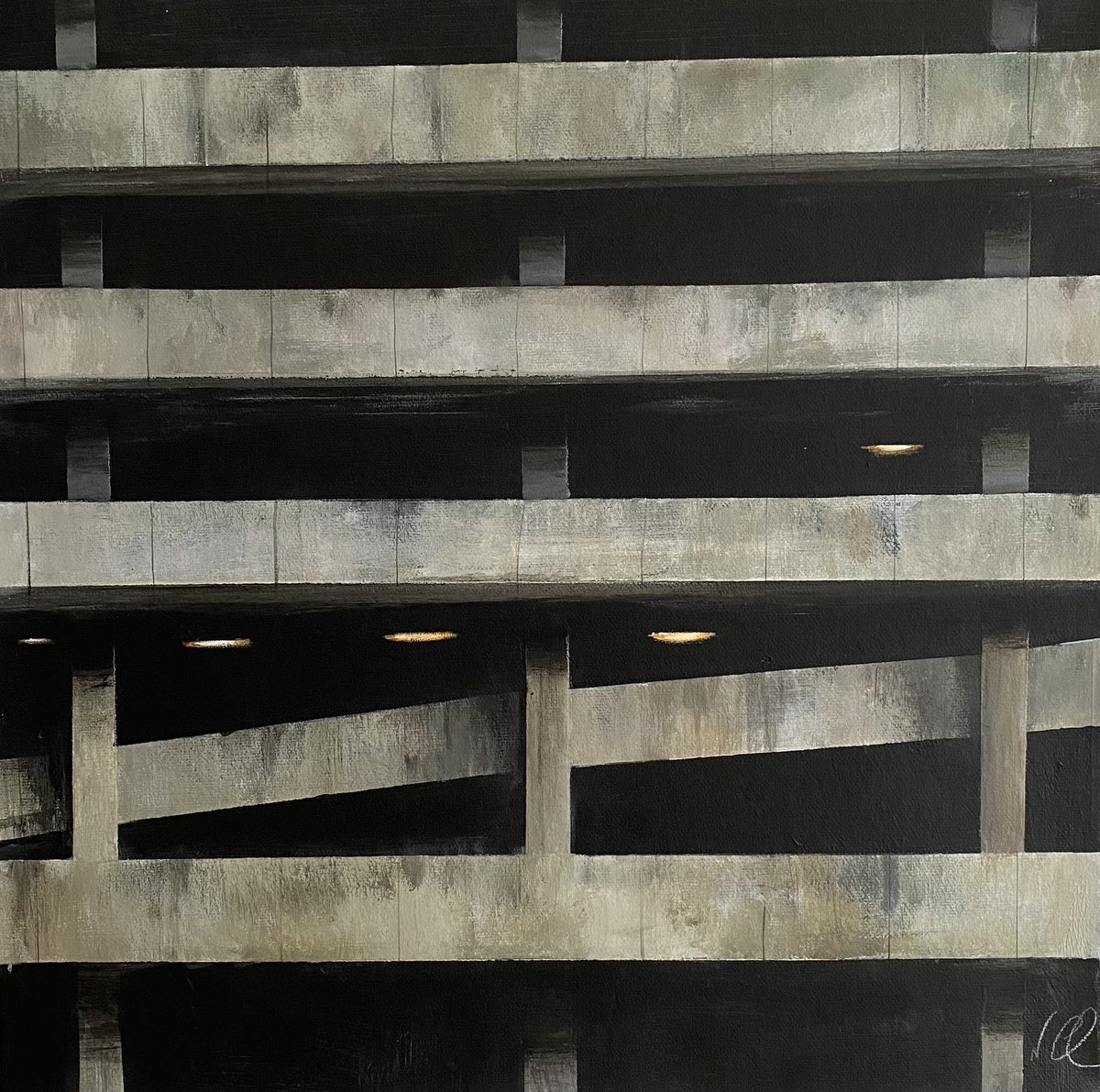 Concrete
40 x 40 cm acrylic on box canvas.
£180