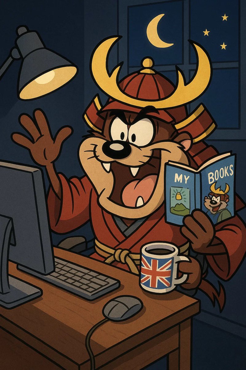 YoungSamurai's tweet image. A midnight (UK time!) virtual author visit with Marist College in Tasmania! 🇦🇺 Jetlagged! My brain is convinced I just flew there and back. We had a blast talking Young Samurai and Ninja books!
@PuffinBooks @BarringtonStoke @NosyCrow