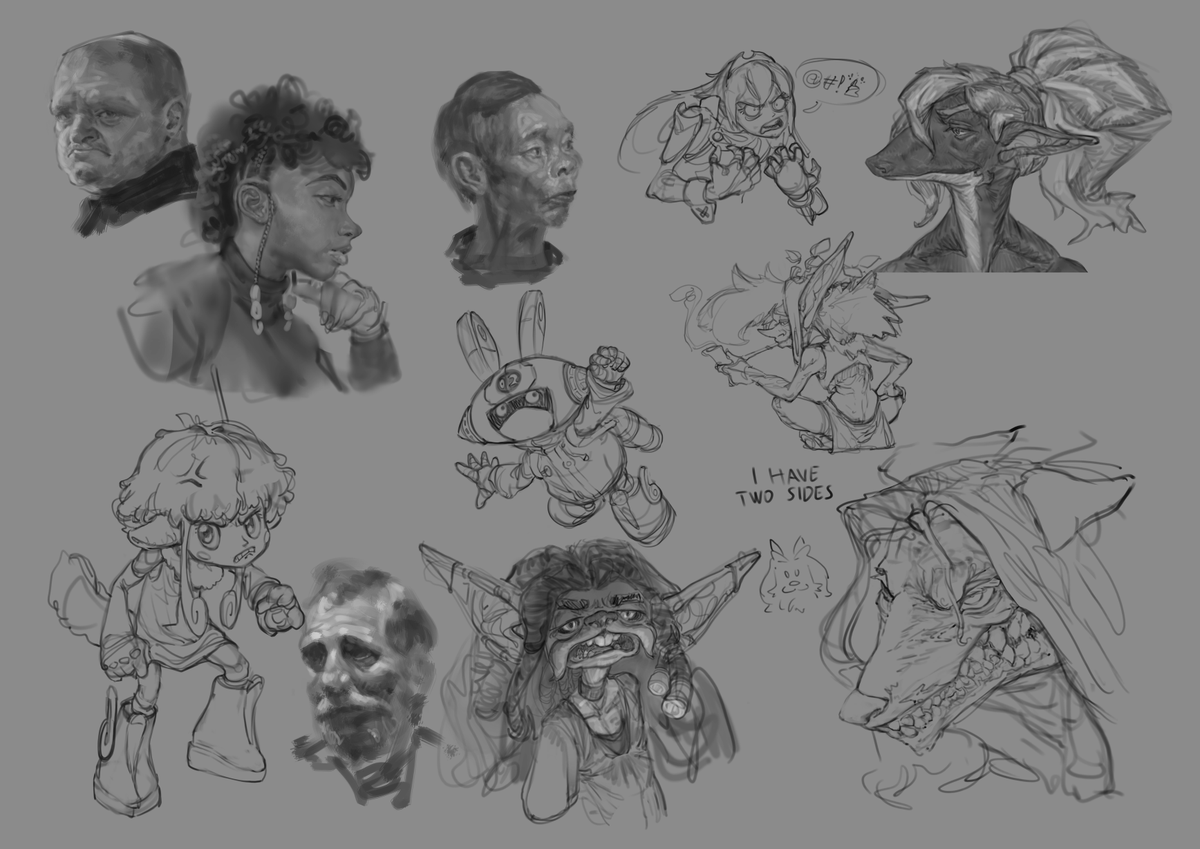 Gib_RutLedge's tweet image. sketches dumping