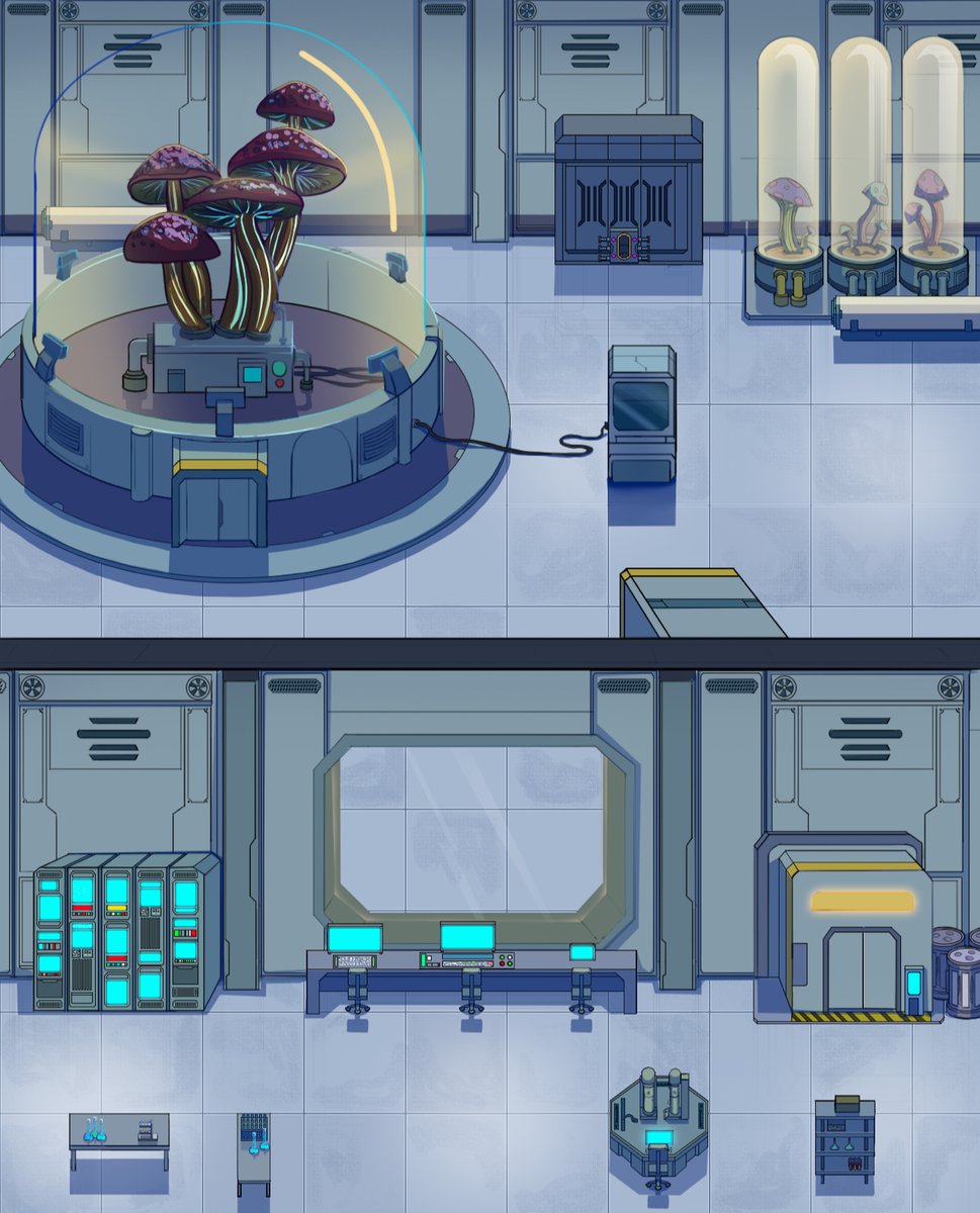 OverhillGames's tweet photo. I bet Harmonyโs workplace in Singularity RPG looks a lot different than most peopleโs. Raise your hand if you work with giant glowing mushrooms! ๐
#indievideogames #indiegames #indiegamestudio #roleplayinggames #rpgvideogame #workinprogress #gamedev #gamedevelopment https://t.co/BKkstoPrYe