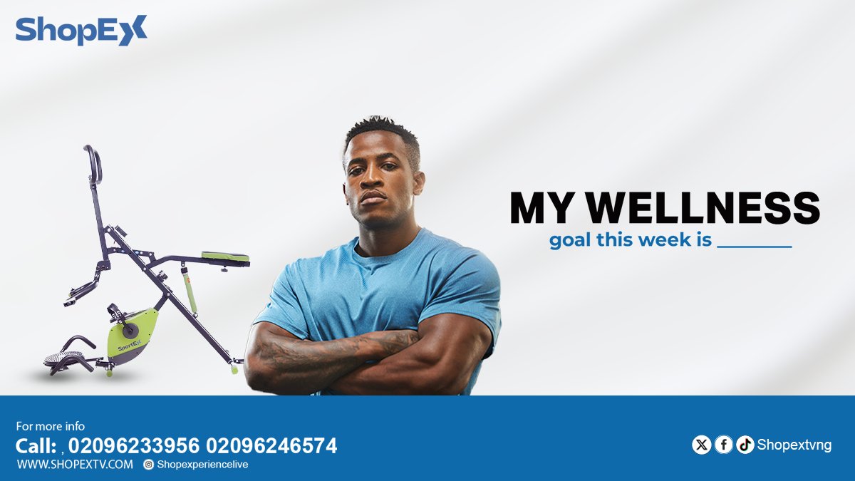 shopextvng's tweet photo. FILL IN THE BLANK!
My wellness goal this week is _________.
Comment below to get featured! One lucky reply gets ₦1,000 airtime 💥
#ShopEX #MotivationMonday #WinWithShopEX #SportEX #CookEX #FillInTheBlank https://t.co/8AKvGcc5yn