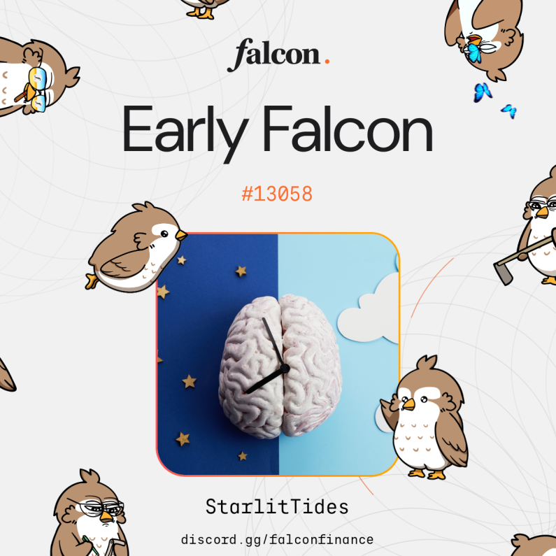 starlittides29's tweet photo. One of the few.

One of the first.

One of the Early Falcons.

Making Yield Great Again with @falconfinance 🦅⛽️ https://t.co/8AXIQ8ZtLy