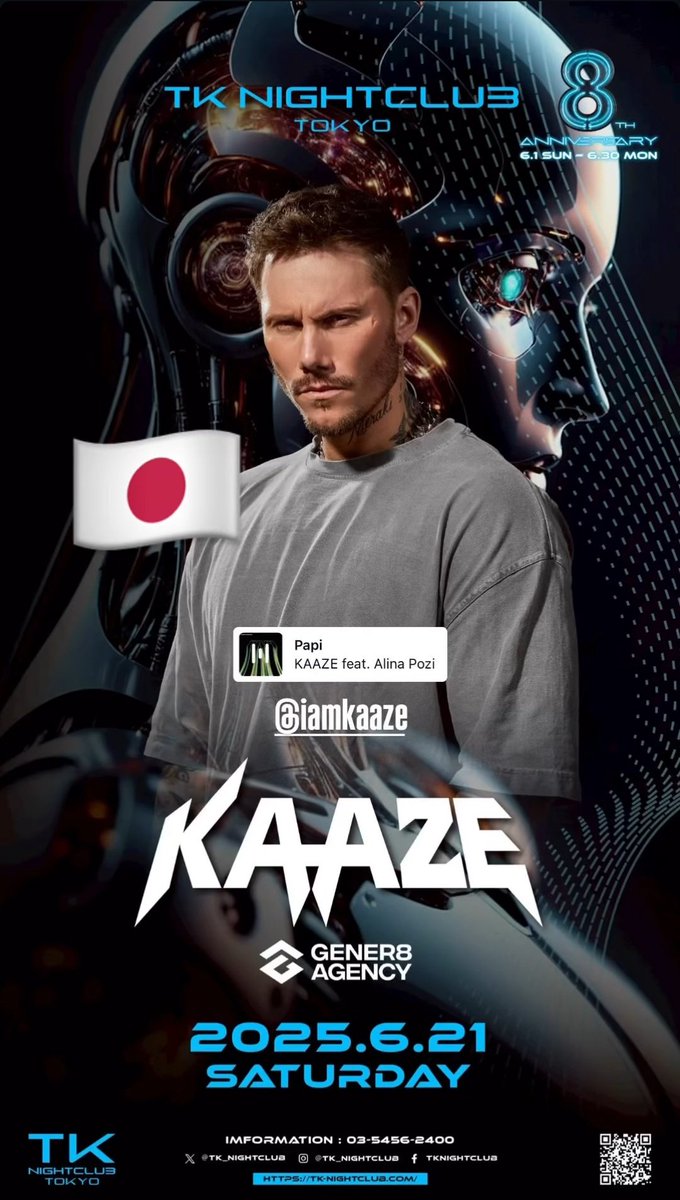 KAAZE JAPAN โ ๏ธ๐น๐ฏ๐ต (@kaazejapan) on Twitter photo KAAZE will be back to Japan๐ฏ๐ต๐ฏ๐ต๐ฏ๐ต KAAZE will be back to Japan๐ฏ๐ต๐ฏ๐ต๐ฏ๐ต