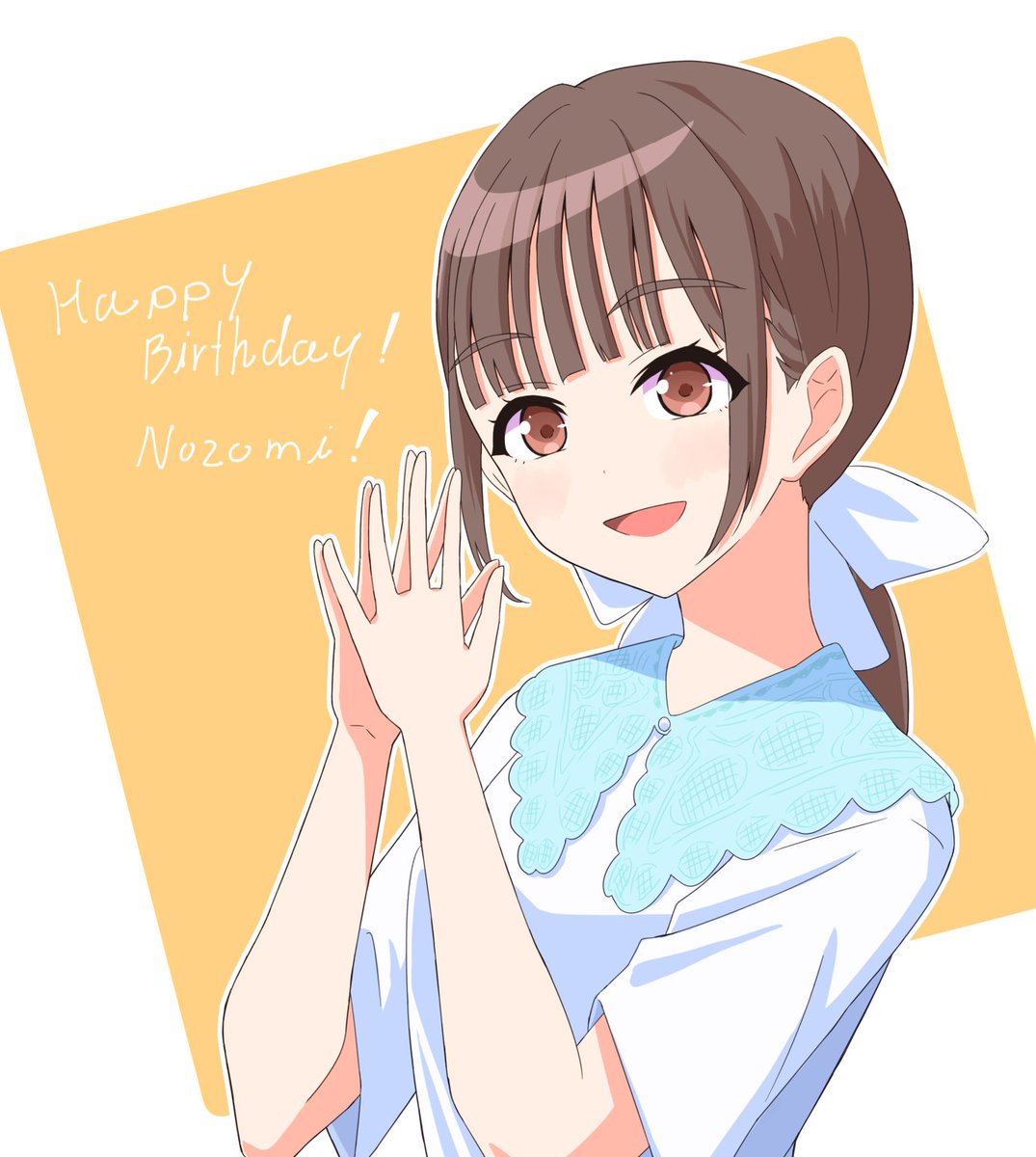 「お誕生日おめでとうございます!のんちゅけの笑顔、歌声が大好きです! #楡井希実生」|QY@僕ラブ「結女07」のイラスト