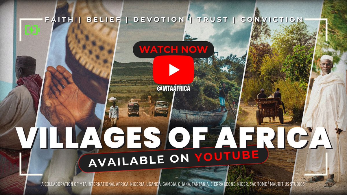 📌 We’re thrilled to announce that MTA Africa has now produced 100 insightful &amp; faith inspiring village documentaries—each one a window into the lives, stories, and devotion of Ahmadi Muslim communities across the African continent.🌍

🎥 Watch them on our YouTube channel: Dive