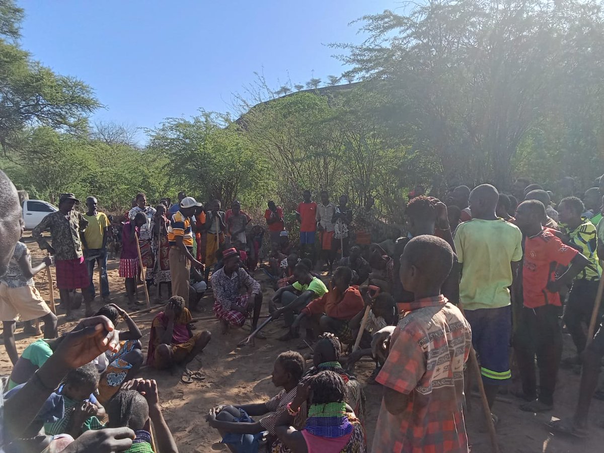 NNorthrift's tweet photo. Exciting progress in Turkana East
 The community came together for a successful trench-digging event as part of our NCCK Nort Rift project. Local youth took charge, and solar technicians enhanced our water infrastructure. Together, we're building resilience
 #NCCK #TurkanaEast https://t.co/SOcSIdwdJx