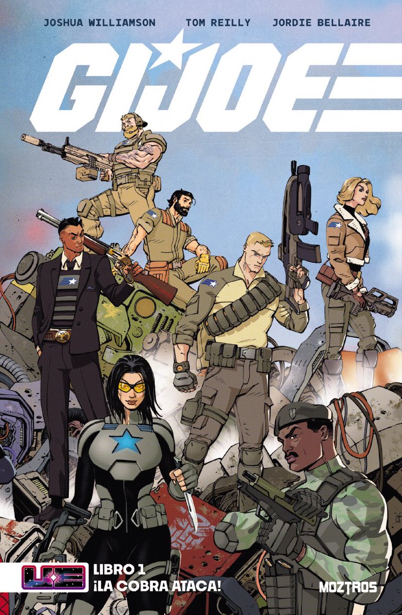 EsMoztros's tweet photo. ❤️‍🔥ASÍ VAN A LUCIR LOS #GIJOE en Moztros ✌️

Este número 1 se publicará en Julio y con este estreno tendremos ya las 3 cabeceras del Universo ENERGON marchando.

*arte no final https://t.co/sx5t2xQiQW