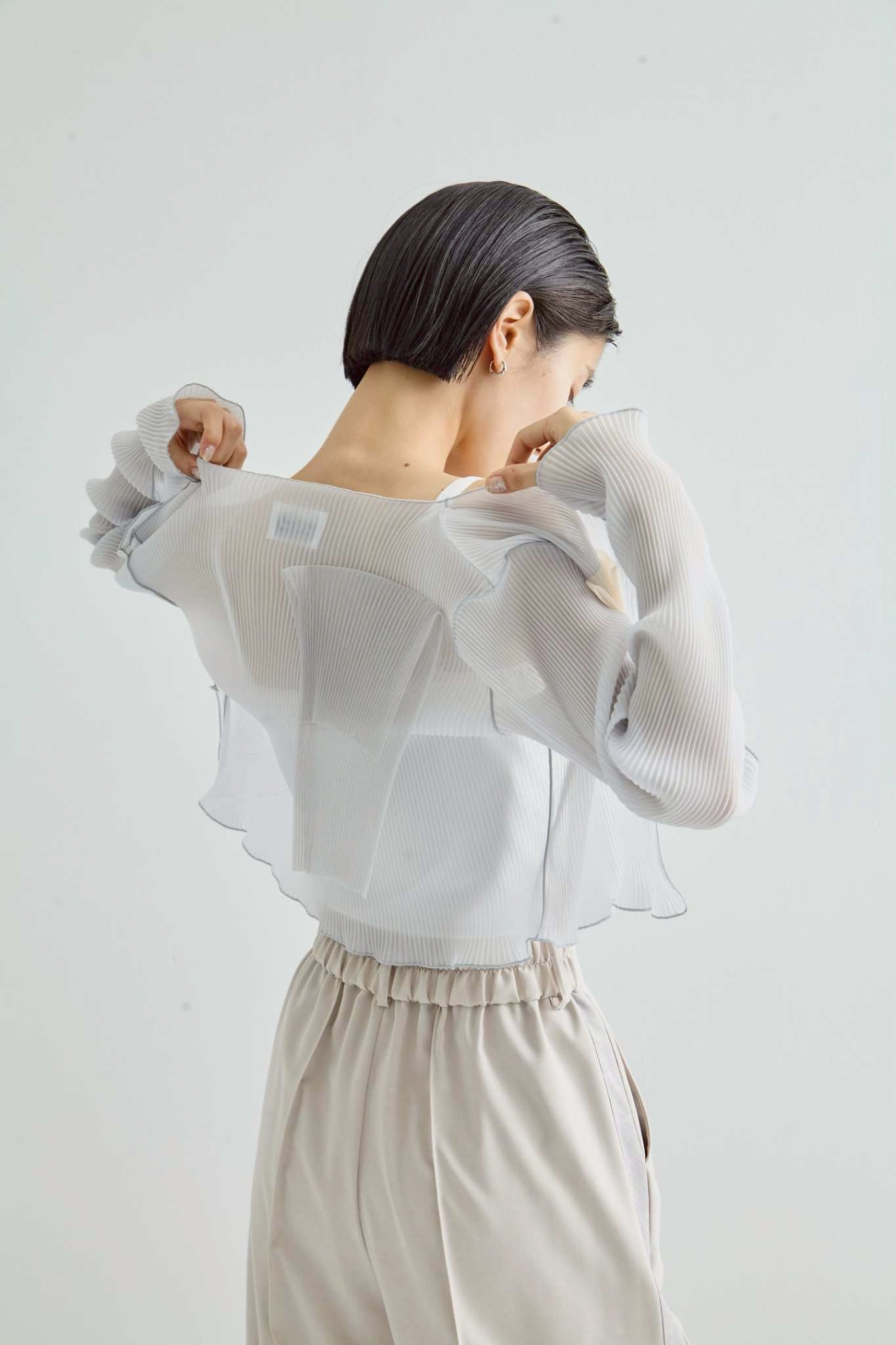 kotohayokozawa STUDIOUS別注 SHEER CAMISOLE TODO WAVE SHEER