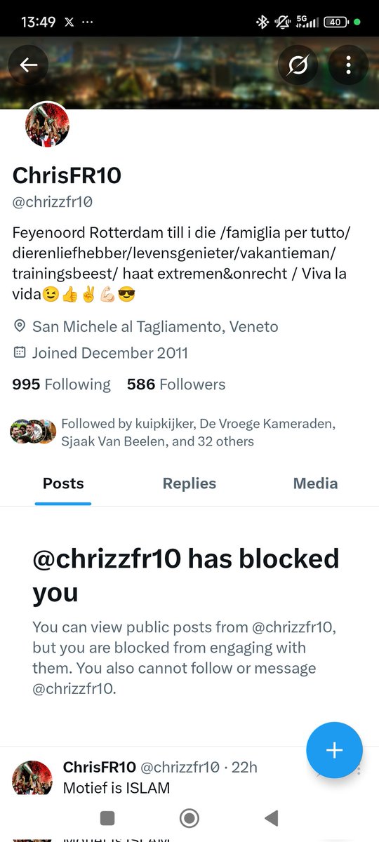 Hahaha, ff gefrustreerd reageren en een poging tot beledigen  en daarna snel blokkeren 😂😂