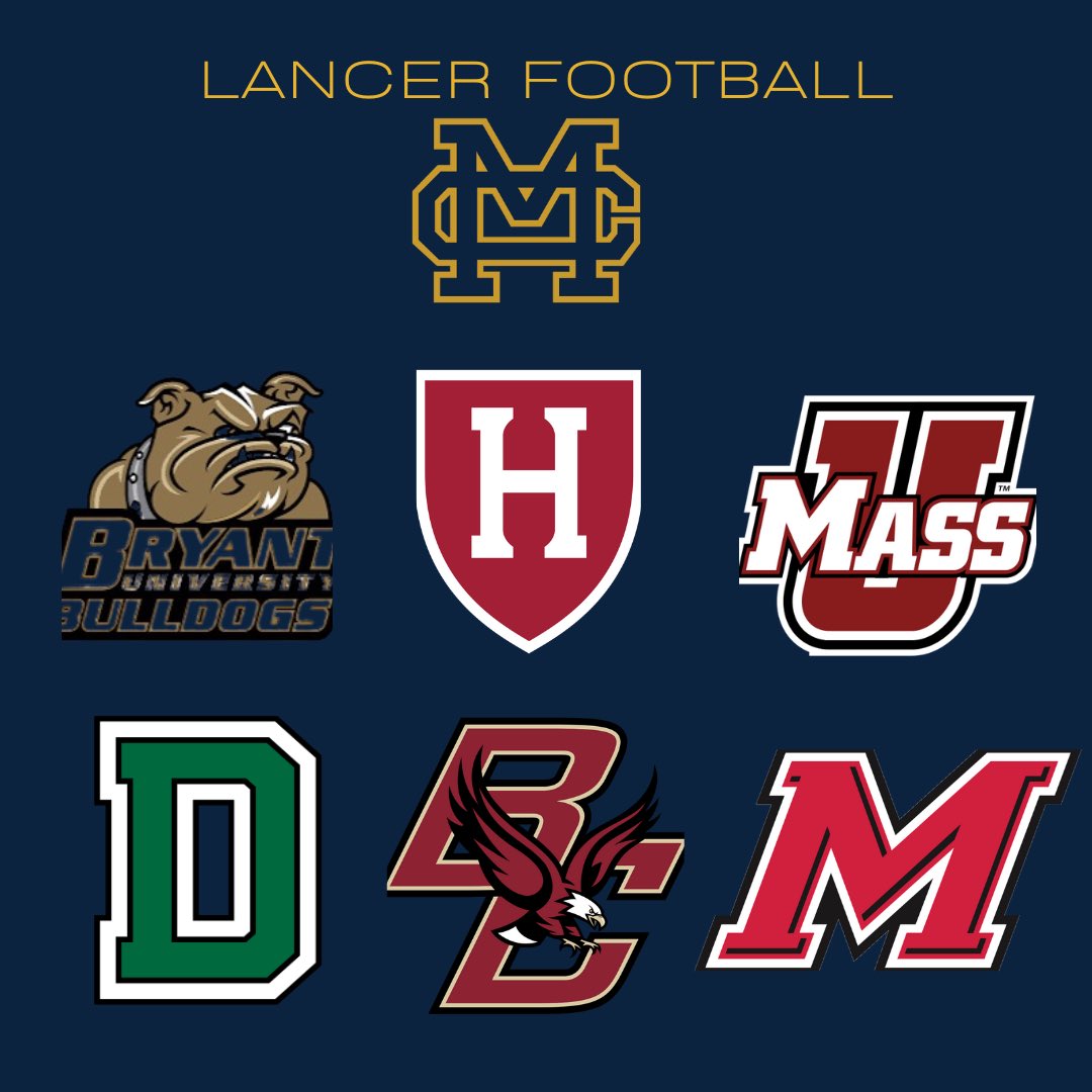 Malden Catholic High School Athletics (@mcathletics1) on Twitter photo Thank you to the latest group of colleges who visited <a href="/MC_LancersFB/">Malden Catholic High School Football</a> The Lancers are gaining momentum and getting noticed, big things ahead!
#plusultra⚔️ Thank you to the latest group of colleges who visited <a href="/MC_LancersFB/">Malden Catholic High School Football</a> The Lancers are gaining momentum and getting noticed, big things ahead!
#plusultra⚔️