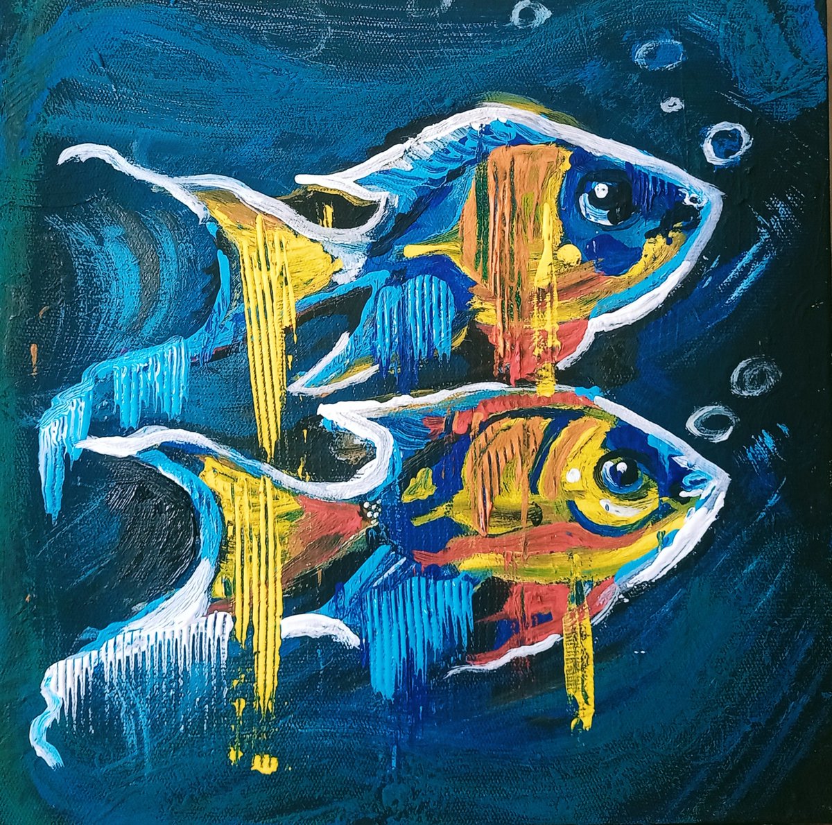 Karanlık derinleşirse, kendi renklerinde yüz...