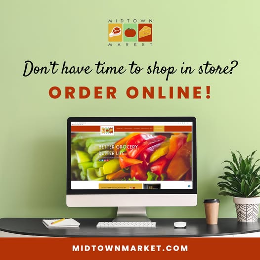 MidtownMarket's tweet photo. Busy day? Let us make it easier!

Submit your grocery list online and swing by our drive-thru for quick pickup. 📷📷📷

📷(270) 444-3996
📷 https://t.co/1cabFPBNkj https://t.co/zwmC7KNCPx