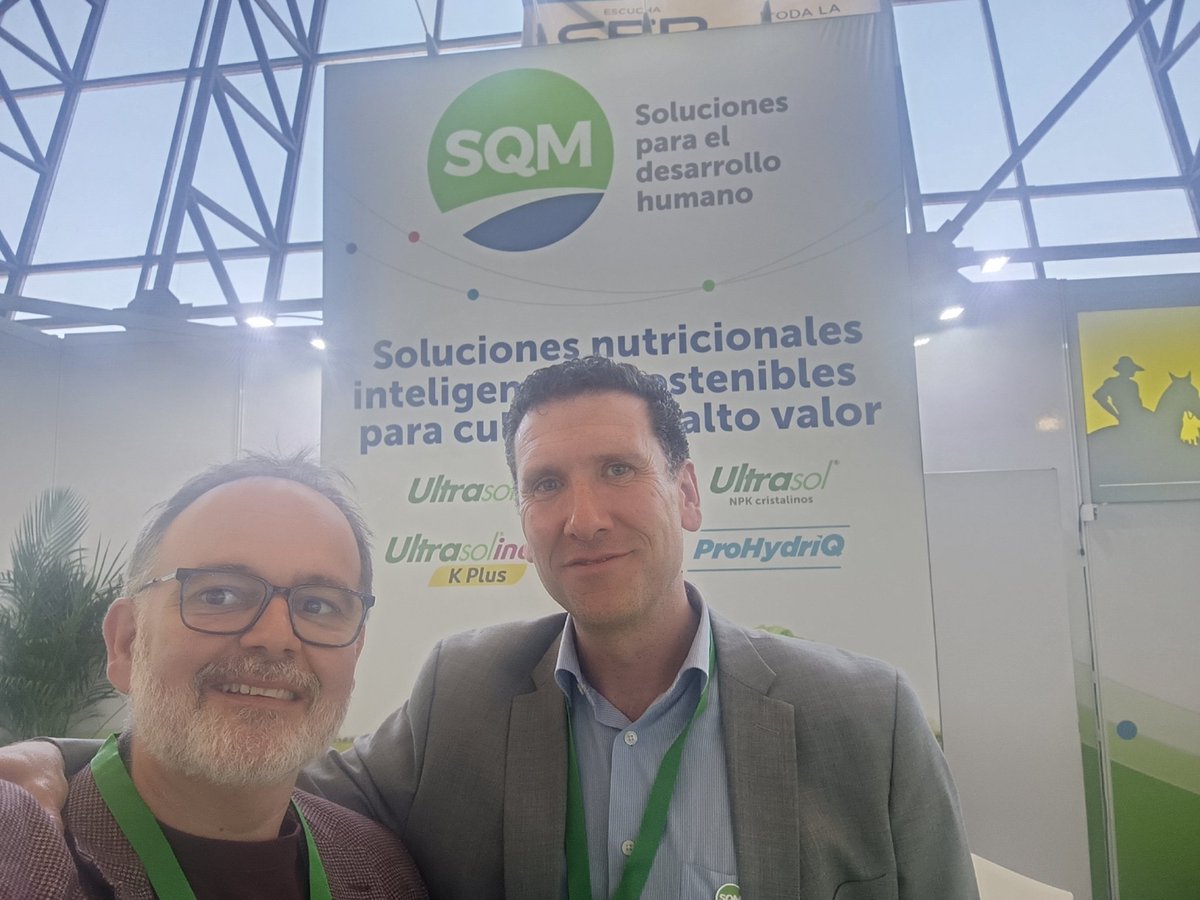 El potencial agrícola de Chile reflejado en una marca, SQM. Gracias Albino por la masterclass sobre nutrición vegetal ☺️