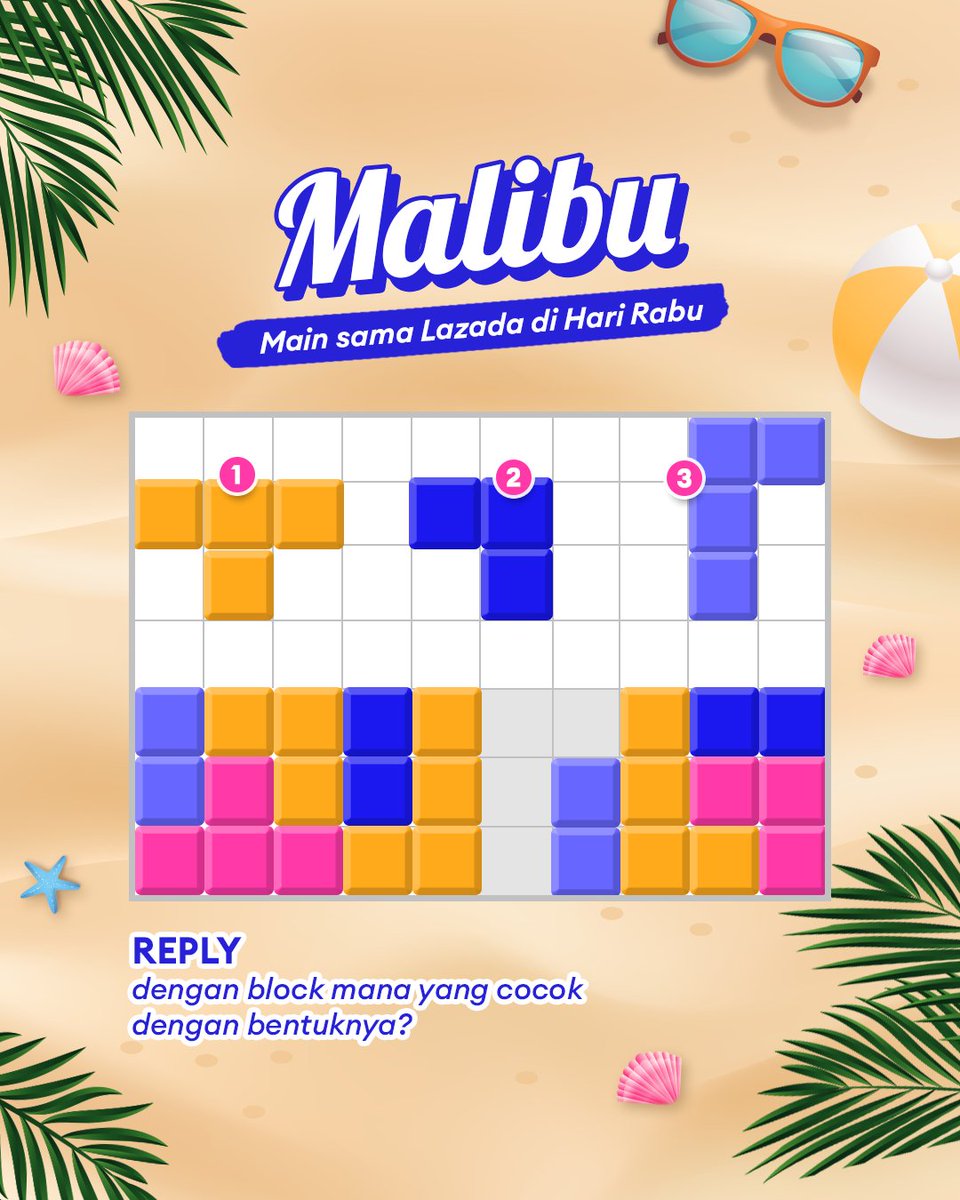 LazadaID's tweet photo. ✨ Main Sama Lazada di Hari Rabu ✨ 

Main block doang bisa dapetin Voucher Belanja 100 Ribu!

1. Follow @LazadaID
2 . RT, Like &amp; Reply sebanyak 10x jawabannya + hashtag #LazadaID #LazadaGiveaway YAA~

Periode: 21 - 22 Mei 2025 https://t.co/KjVdnJ078k