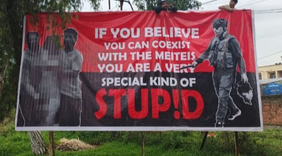 JangminTouthan1's tweet photo. If you believe you can co exist with the meiteis, you are a very special kind of stupid @News9Tweets @ndtv @ramindesai https://t.co/pFOwxD1l6d