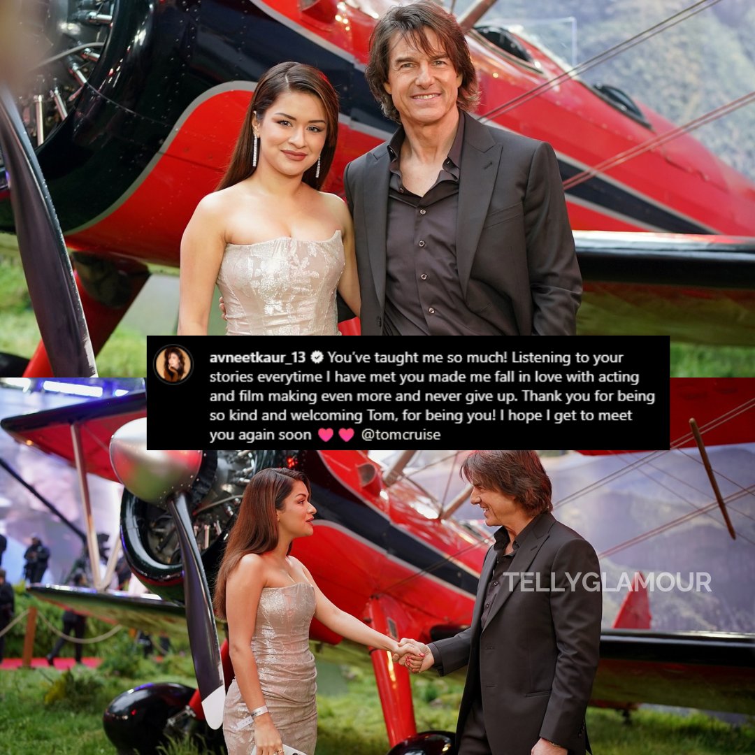 Avneet Kaur Shares How Meeting Tom Cruise Inspired Her Acting Journey! 🎬✨

#AvneetKaur #TomCruise #ActingDreams #MovieMagic #MissionImpossibleTheFinalReckoning