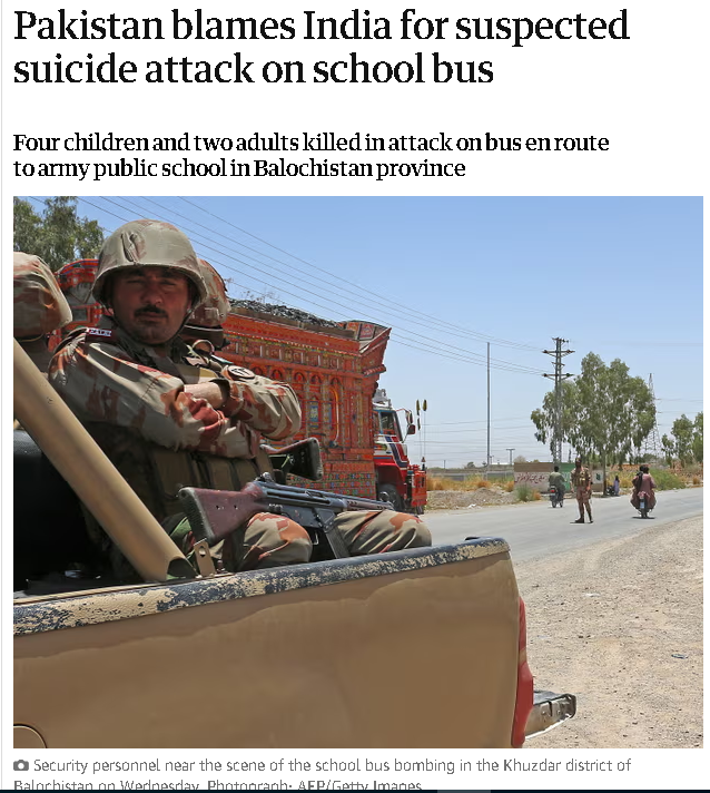 AmazingBharat47's tweet photo. 🇮🇳 India does NOT sponsor terror — but Pakistan breathes it.
From harboring Osama bin Laden to nurturing terror groups like LeT & Jaish , Pak has been the global hqrs of jihad for decades.
Stop blaming others for what’s bred in your own backyard.
#PakistaniTerror #Balochistan https://t.co/AYFpXI1lxv