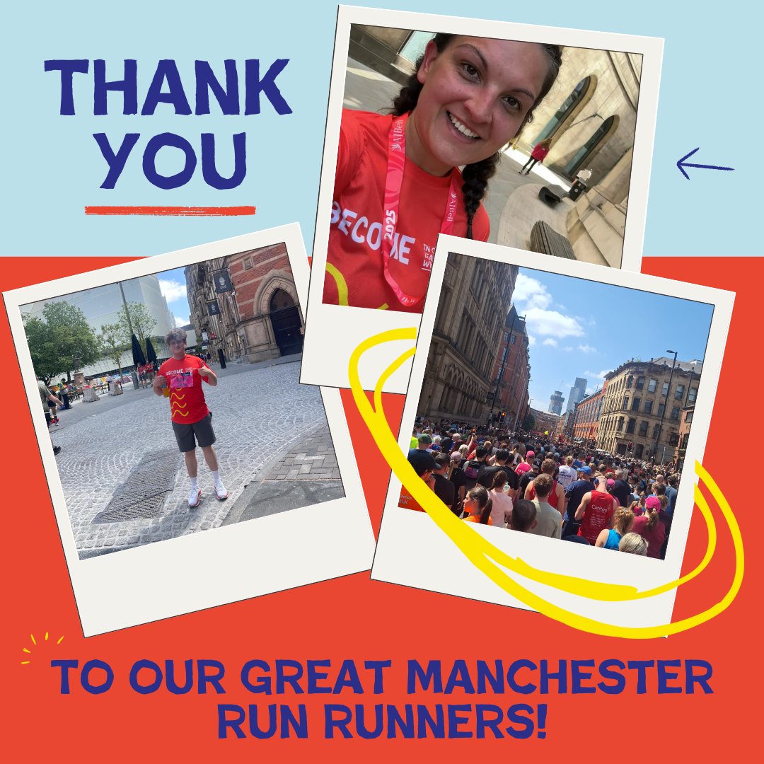 Thanks so much to everyone who took on the #GreatManchesterRun for Become on Sunday 🏅

Your support means we can be here for #CareExperienced young people when they need help the most. You’re brilliant, and we couldn’t do this without you.