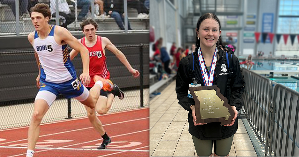 These athletes are setting records &amp; winning races! Congrats to Harry Mitchell of <a href="/BorgiaHS/">St. Francis Borgia High School</a> and Lexi Cook of <a href="/PSouthSports/">Patriot Athletics</a> for being selected as Mercy Sports Medicine Athletes of the Month. @parkwayschools

Learn more about their achievements: ow.ly/2WRy50VVz0q