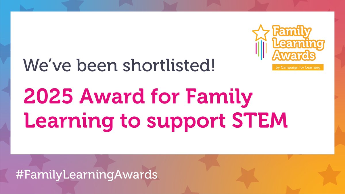Cardiff and Vale College | Coleg Caerdydd a’r Fro (@cavc) on Twitter photo We’re delighted to have been shortlisted for the 2025 Award for Family Learning to Support STEM at the Family Learning Awards!
--
Rydyn ni'n hynod falch o fod wedi cyrraedd rhestr fer Gwobr 2025 ar gyfer Dysgu Teuluol i gefnogi STEM yn y #FamilyLearningAwards!
<a href="/CForLearning/">Campaign for Learning</a> We’re delighted to have been shortlisted for the 2025 Award for Family Learning to Support STEM at the Family Learning Awards!
--
Rydyn ni'n hynod falch o fod wedi cyrraedd rhestr fer Gwobr 2025 ar gyfer Dysgu Teuluol i gefnogi STEM yn y #FamilyLearningAwards!
<a href="/CForLearning/">Campaign for Learning</a>