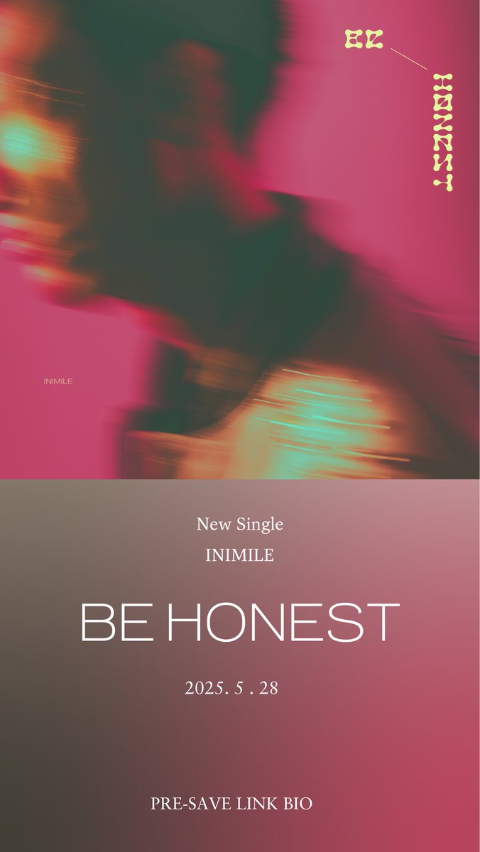 New Single「BE HONEST」
2025.5.28（Wed.）Drop

【Pre-Save】
nex-tone.link/A00185447